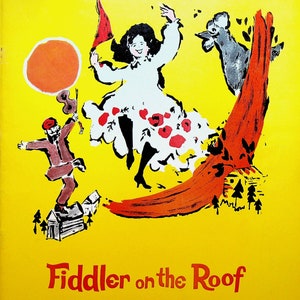 Fiddler on the Roof 1960s Souvenir Program Paul Lipson