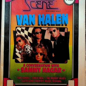 Scene Magazine June 24 1993 Van Halen Sammy Hagar Tom Hanks The Moody Blues Vince Neil