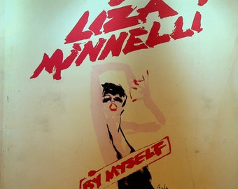 Liza Minnelli By Myself Concert Tour Program 1980s