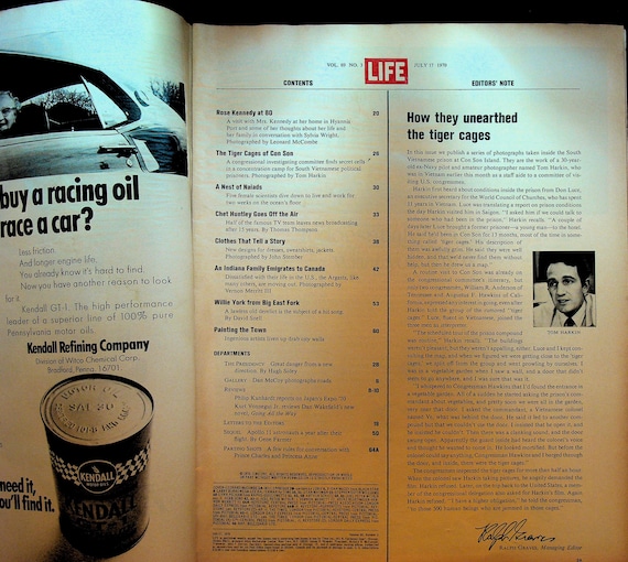 洋書『ELVES A TRIBUTE TO HIS LIFE』 大型写真集 Life Magazine July 17 1970 Rose Kennedy Chet Huntley Vietnam War