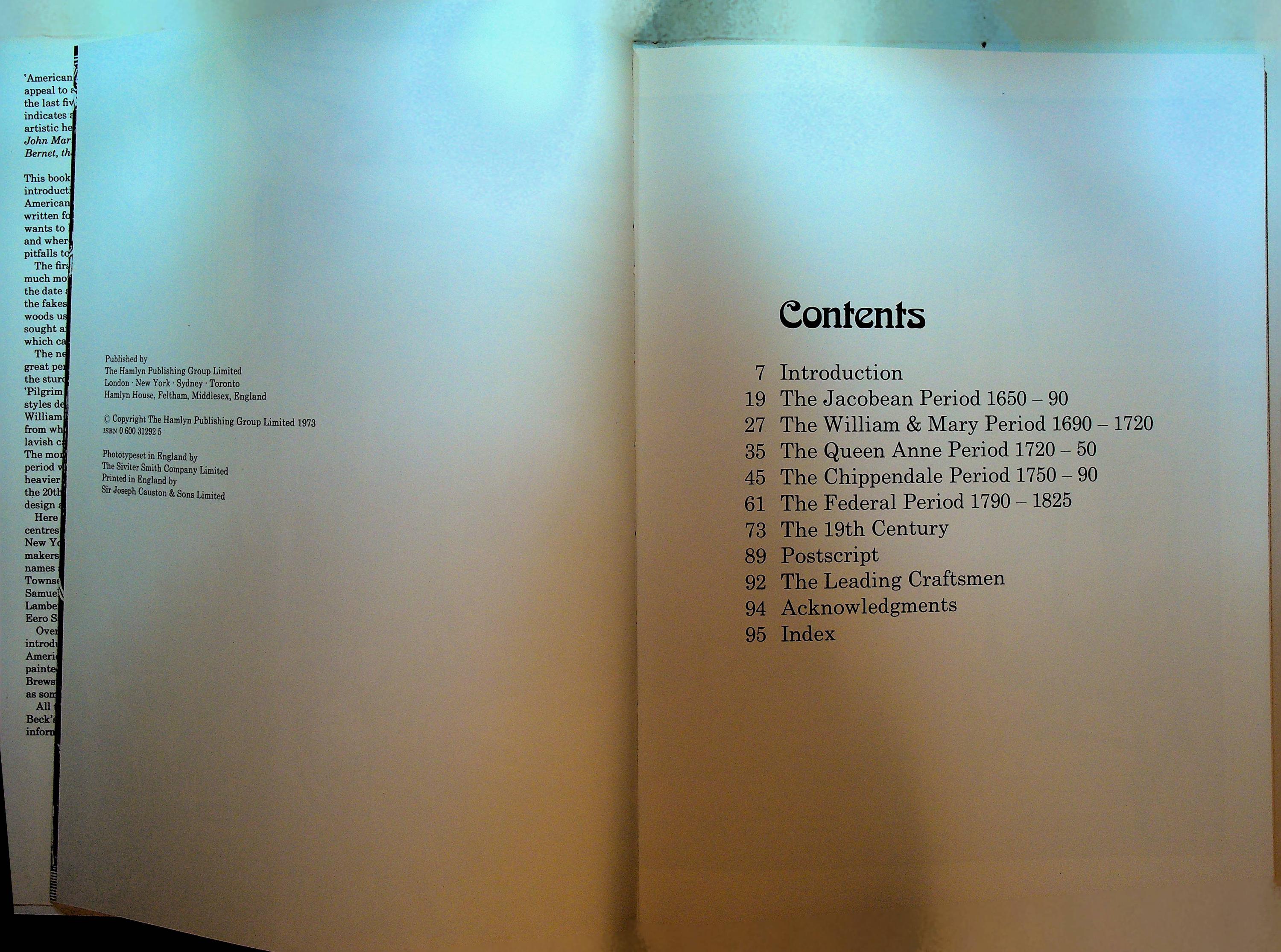 Book of American Furniture by Doreen Beck - Etsy