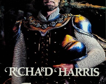 Camelot Souvenir Program 1980s Richard Harris Christine Ebersole Richard Muenz