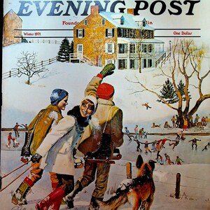 The Saturday Evening Post Winter 1971 Kurt Vonnegut Artur Rubinstein Isaac Asimov Al Capp Lowell Thomas