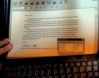 Bill Gates Personal Super Secret Private Laptop HC Humor Book