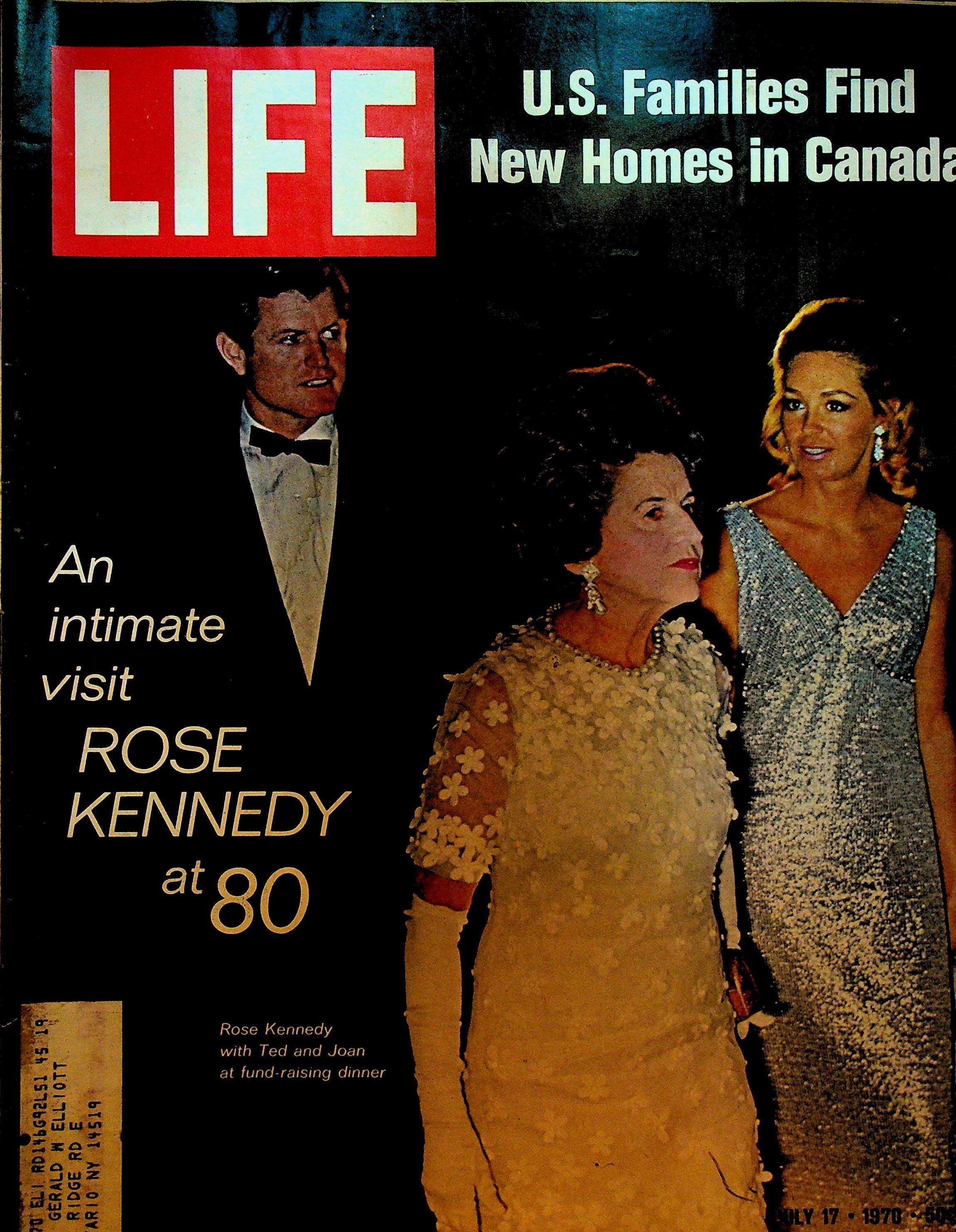 Life Magazine July 17 1970 Rose Kennedy Chet Huntley Vietnam War