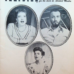Pipe Dream Playbill April 30 1956 Helen Traubel William Johnson