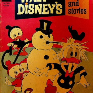 Walt Disney&#39;s Comics & Stories 329 Gold Key Comics Snowman Hose Donald Duck Huey Dewey Louie