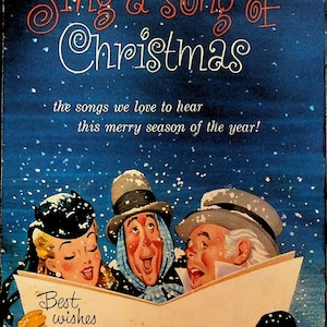Sing a Song of Christmas Esso 1954 Liederheft