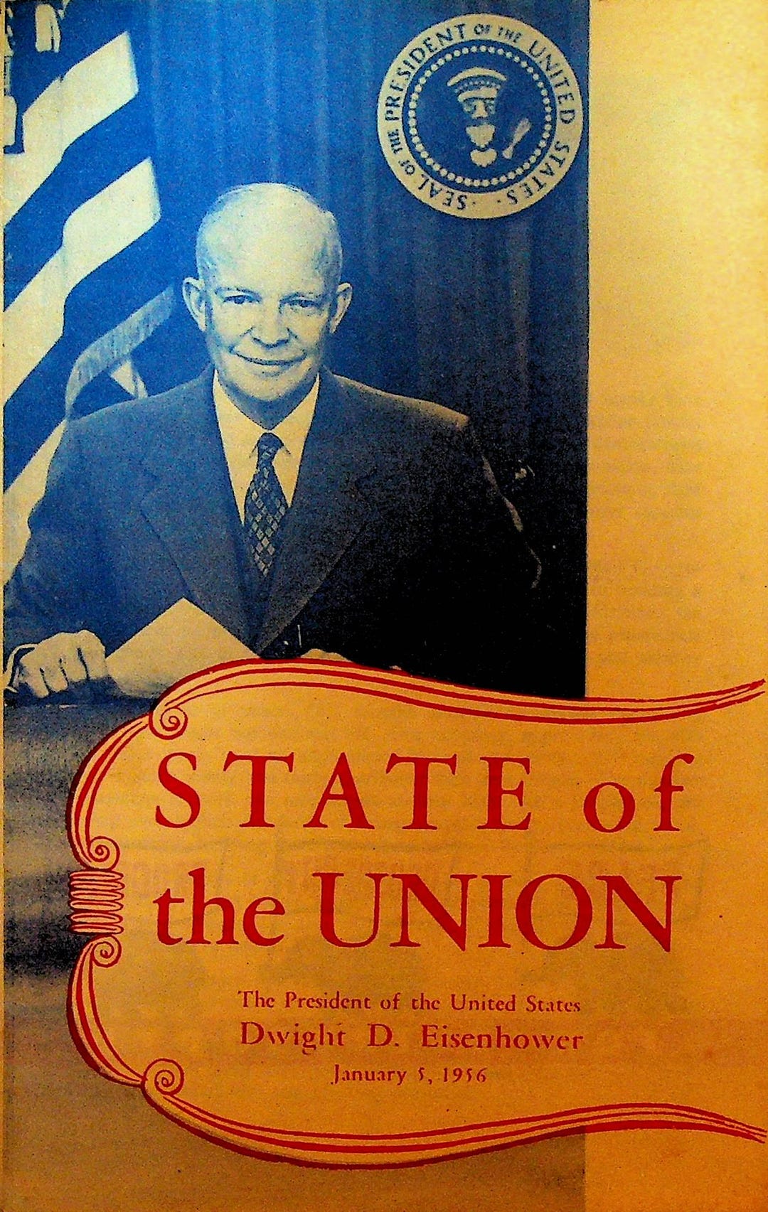 一般教書演説 ドワイト・D・アイゼンハワー 1956年1月1日 小冊子 アイク - Etsy 日本