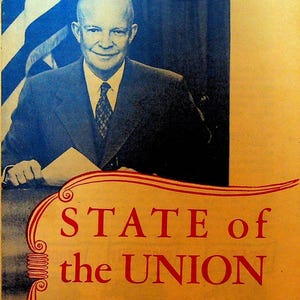 State of the Union Dwight D Eisenhower January 1 1956 Booklet Ike