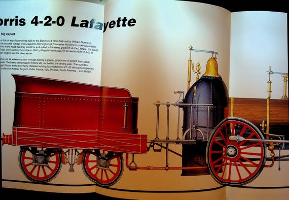 Gatefold Book of the World's Great Steam Locomotives Trains