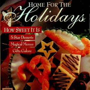 Southern Living Home for the Holidays Magazine 1993 Recipes