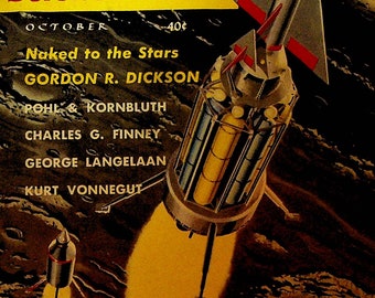 The Magazine of Fantasy & Science Fiction October 1961 Kurt Vonnegut Gordon R Dickson