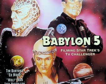 Cinefantastique Magazine April 1994 Babylon 5 Stephen King Tim Burton Ed Wood Jack Nicholson