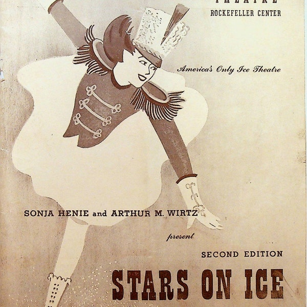 Stars on Ice Skating Program Sonja Henie August 22 1943