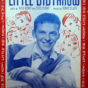 Little Did I Know Sheet Music Frank Sinatra 1943