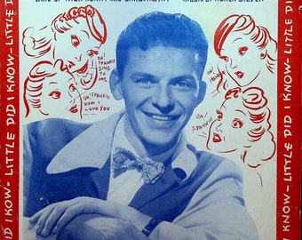 Little Did I Know Sheet Music Frank Sinatra 1943