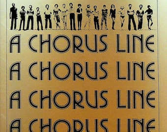 A Chorus Line Playbill 1970s Forrest Theatre