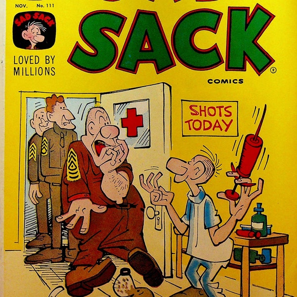 Sad Sack 111 Harvey Comics 1960 George Baker Shot