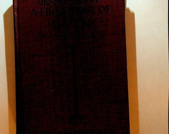 Een eerste jaar Latijn William Jenner Alice Grant 1928 HC Book