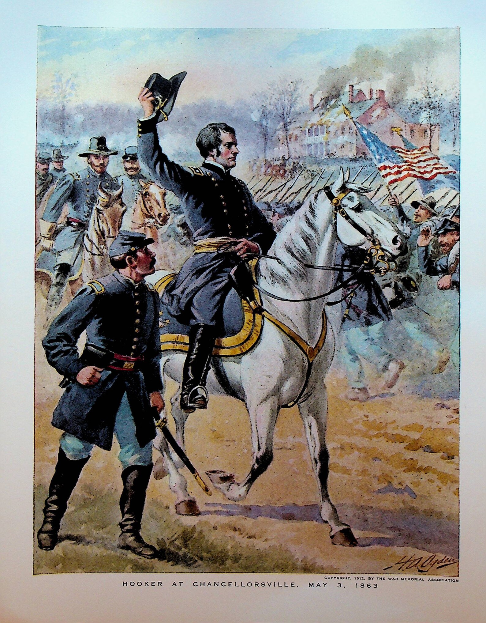 Civil War Prints Lot of 9 Antietam Gettysburg Chickamauga Etsy