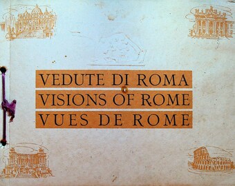 Visiones de Roma 1943 SC Libro Imágenes de sitios históricos
