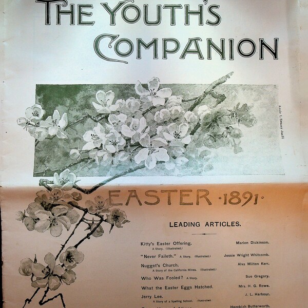 The Youth's Companion Easter 1891 Toledo Cordova Spain