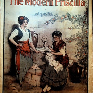 The Modern Priscilla Magazine Agosto de 1913 Fancy Work Housekeeping