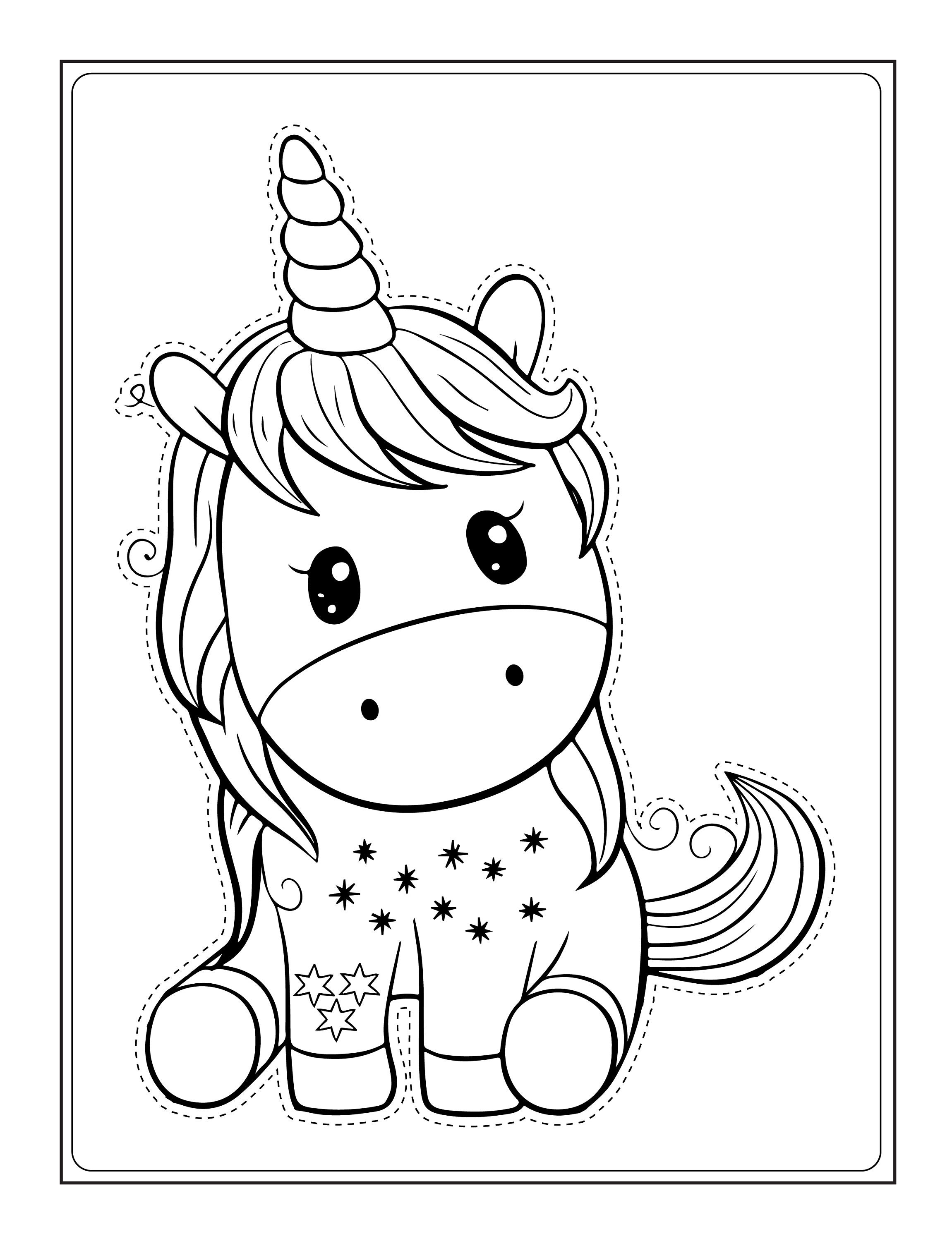 Variety of kids coloring pagss | Etsy