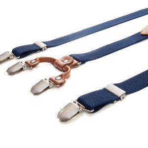 Y-suspenders in blue from Woodenlove image 3