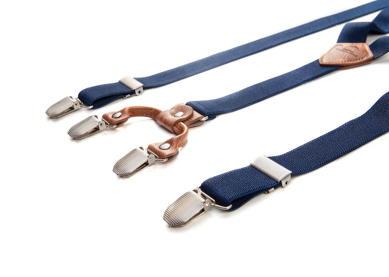 Y-suspenders in blue from Woodenlove image 3