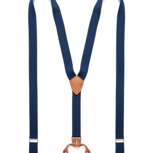 Y-suspenders in blue from Woodenlove image 2
