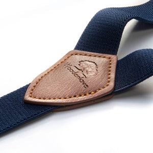 Y-suspenders in blue from Woodenlove image 4