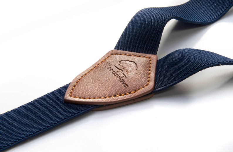Y-suspenders in blue from Woodenlove image 4