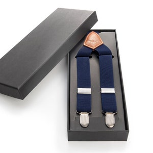 Y-suspenders in blue from Woodenlove image 5