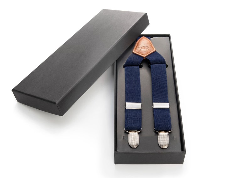 Y-suspenders in blue from Woodenlove image 5