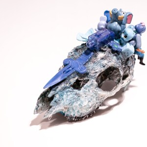blue skull
