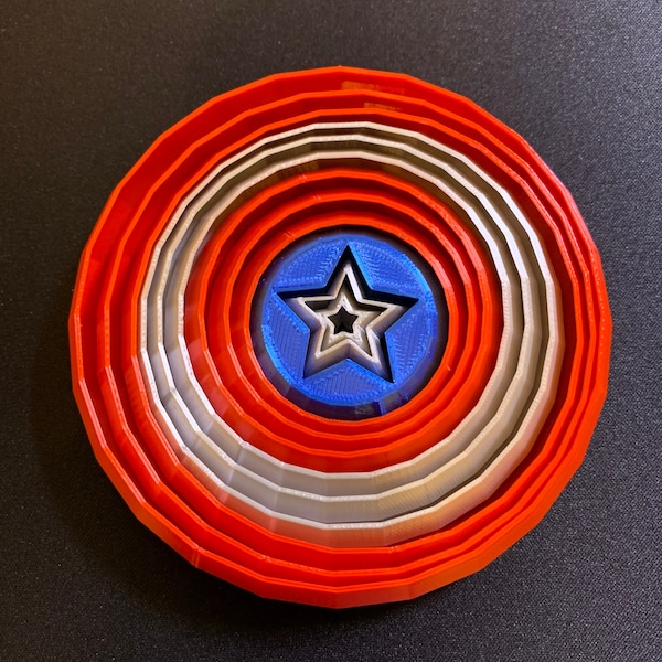 Captain America Fidget Shield