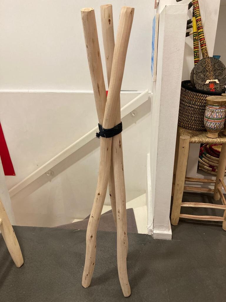 Trio de Batons Décoratifs en Bois