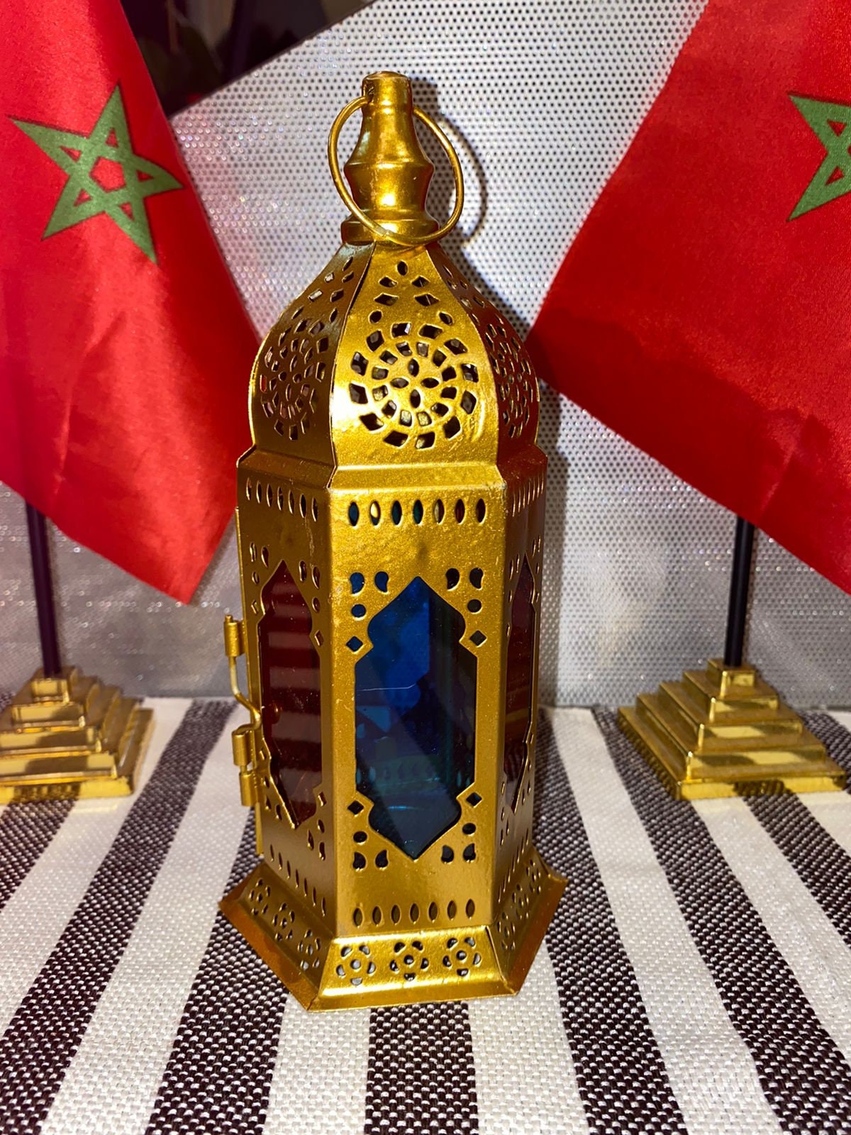 Lanterne Artisanale Dorée