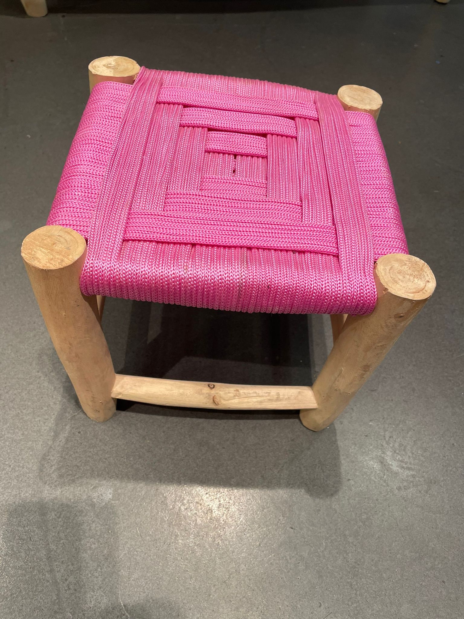 Petit Tabouret Marocain Coloré