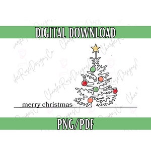 Christmas PNG | Christmas Tree PNG | Digital Download | Merry Christmas Png | Christmas Clipart | Christmas Sublimation | Christmas Tree pdf