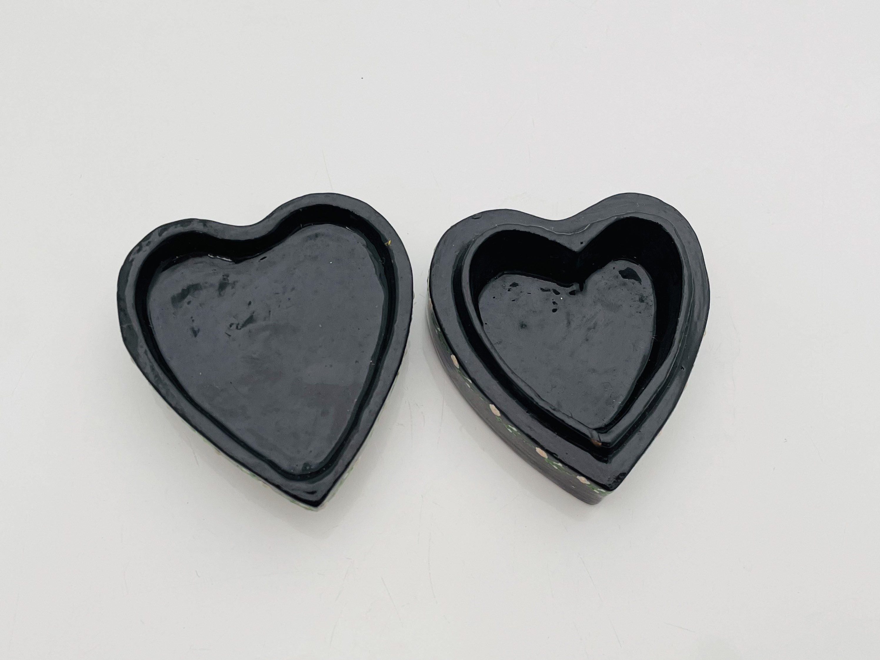48-Piece Heart Shaped Paper Mache Box Set - DIY Craft Boxes For Jewelry, Gifts & Decor (3.9 Inch)