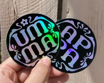 UMMA APPA Hologram Sticker