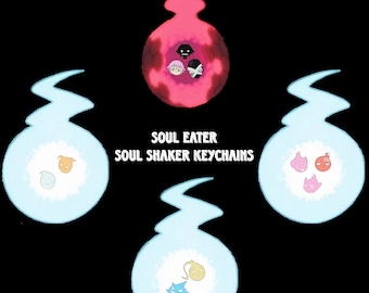 Soul Eater Shaker Keychain