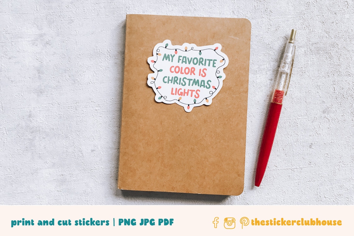 Funny Christmas Stickers Printable Christmas Stickers | Etsy