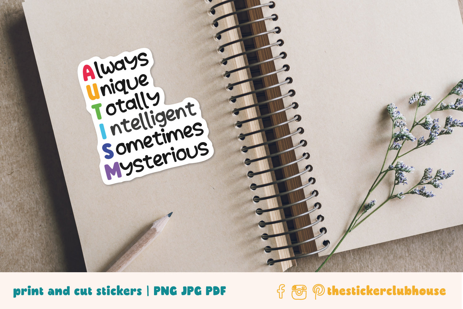 Autism Awareness Stickers, Autism Sticker Bundle, Neurodivergent ...