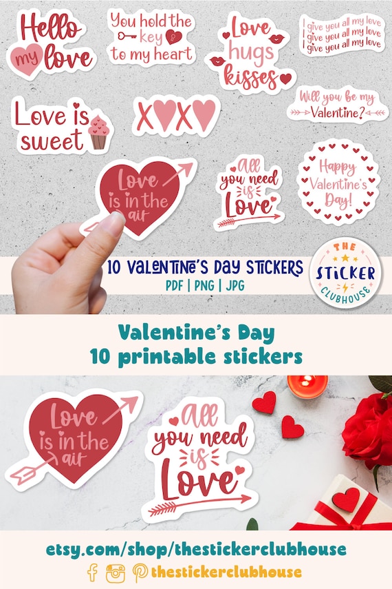 Love Stickers - Free valentines day Stickers