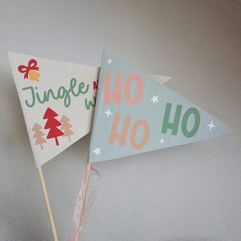 printable-christmas-pennants-flag-bundle-holiday-flags-printable