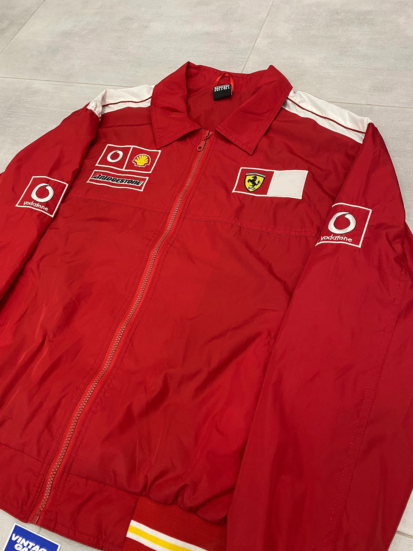 Ferrari jacket vintage 90s Motocross vodafone Rare / BMW / | Etsy